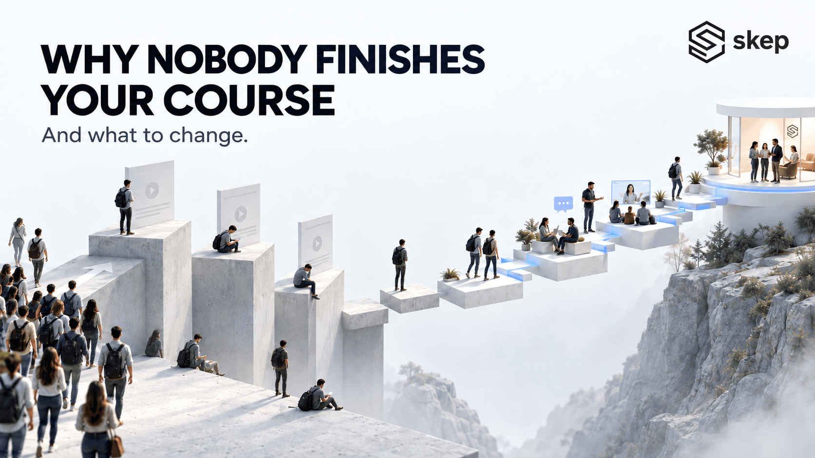 Why nobody finishes your course and what to change