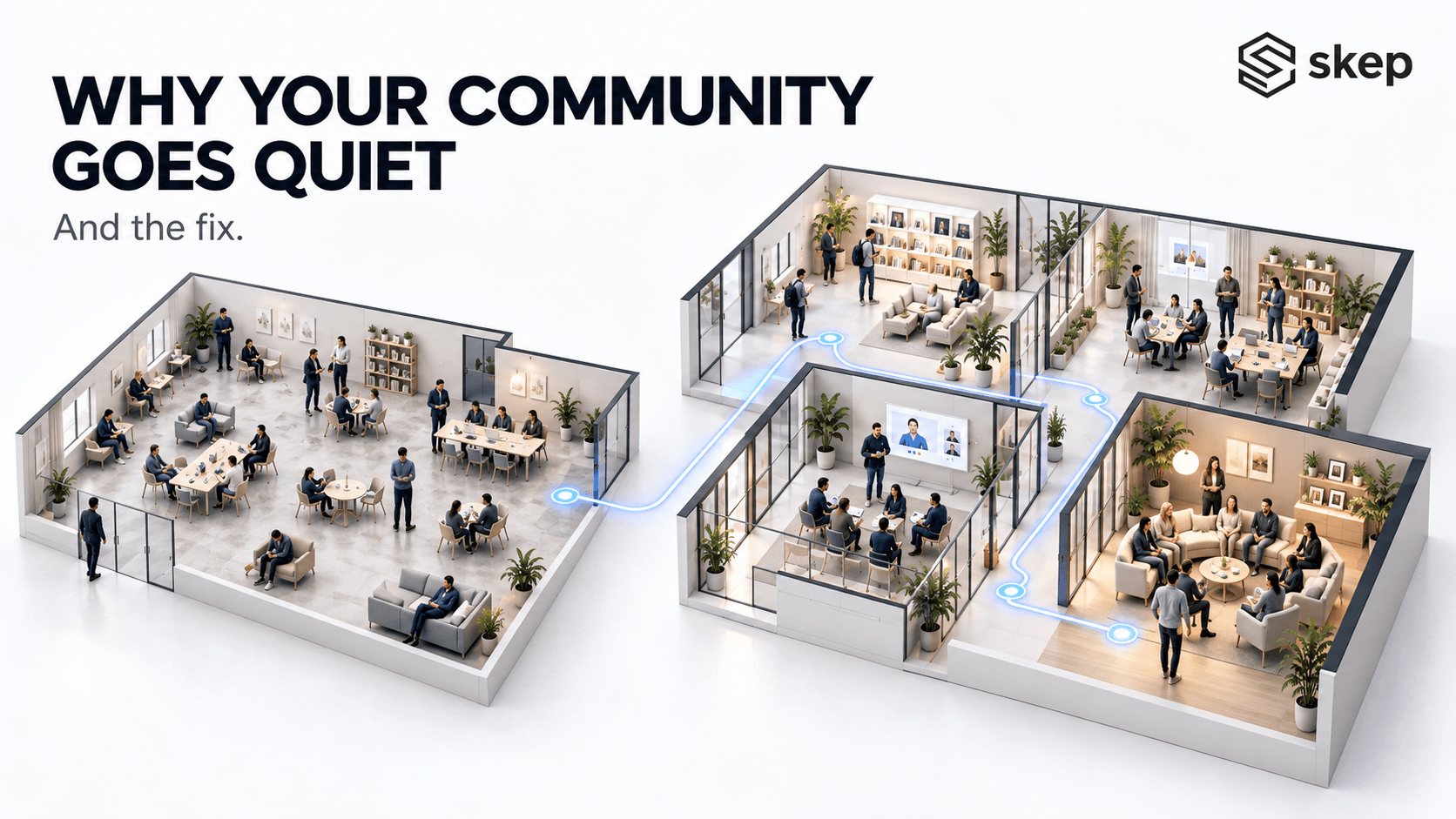 Why your community goes quiet between launches and the fix