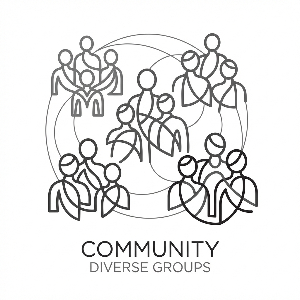 Diverse community groups